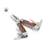 Vue 5 de MAGNUM. Pince pliante multifonctions en acier inoxydable et en bois