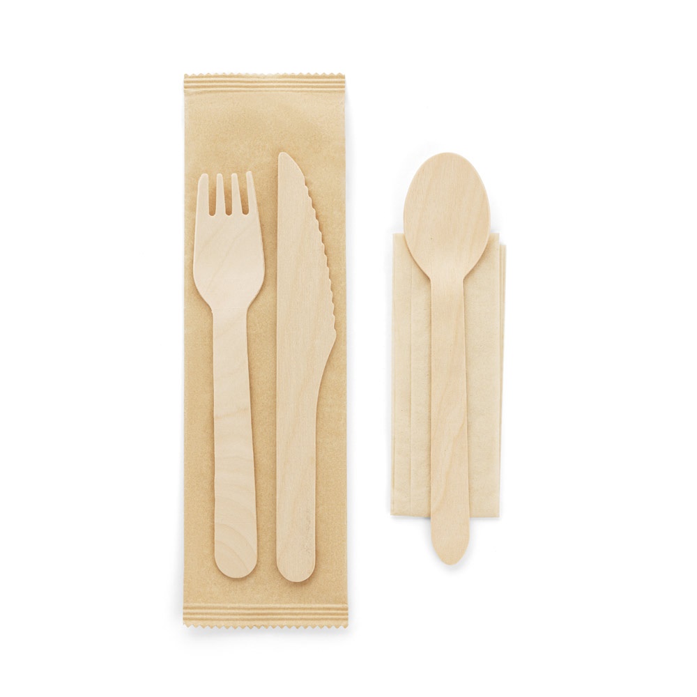 SUYA. Ensemble de couverts en bois