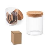 Vue 2 de SPICE 700. Bouteille en verre borosilicate et bouchon en liège 700 ml