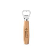 Vue 5 de HOLZ. Décapsuleur en métal et bois