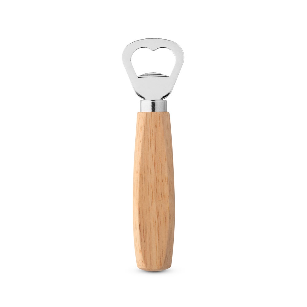 HOLZ. Décapsuleur en métal et bois