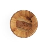 Vue 3 de SAGE. Saladier en bois d'acacia