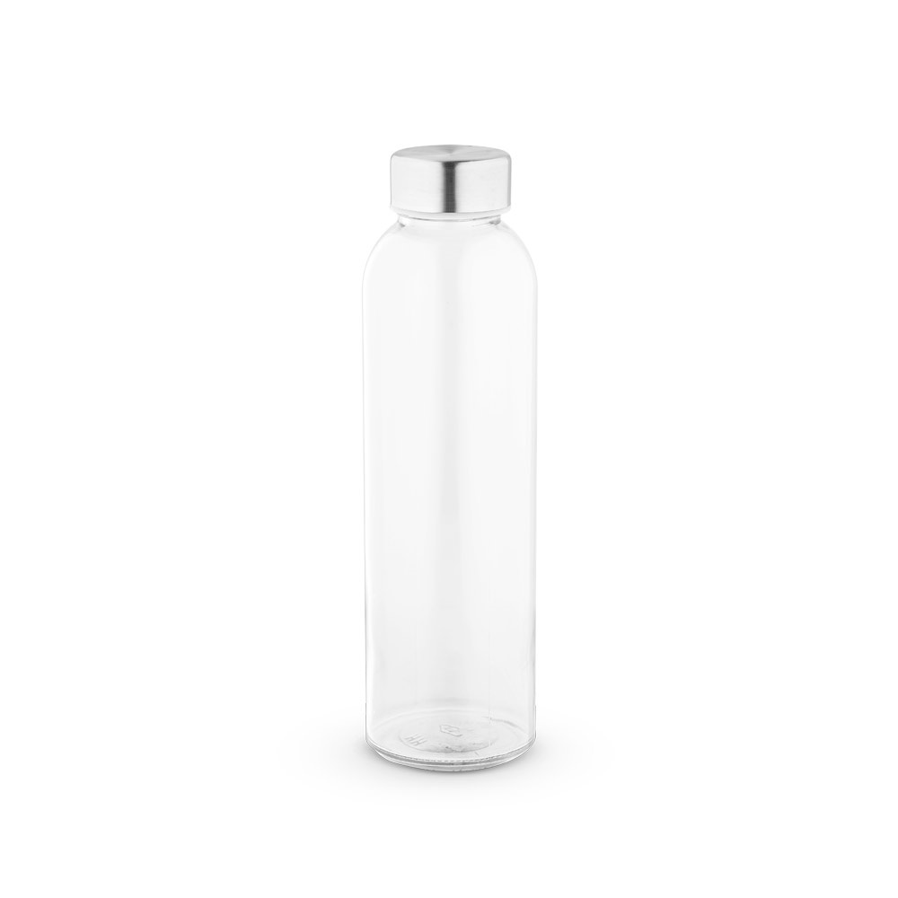 SOLER. Bouteille en verre 500mL avec bouchon en acier inox à sublimation