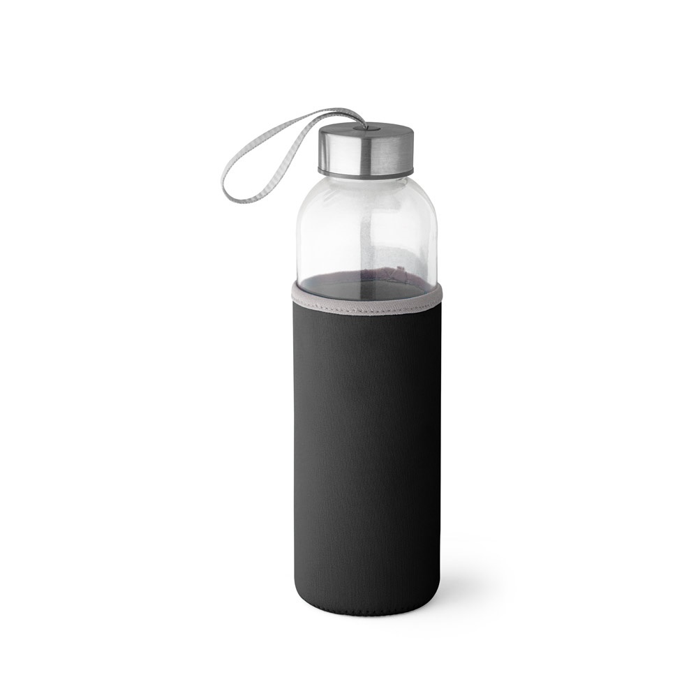 RAISE. Bouteille de sport en verre et acier inoxydable 520 mL