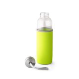 Vue 16 de RAISE. Bouteille de sport en verre et acier inoxydable 520 mL