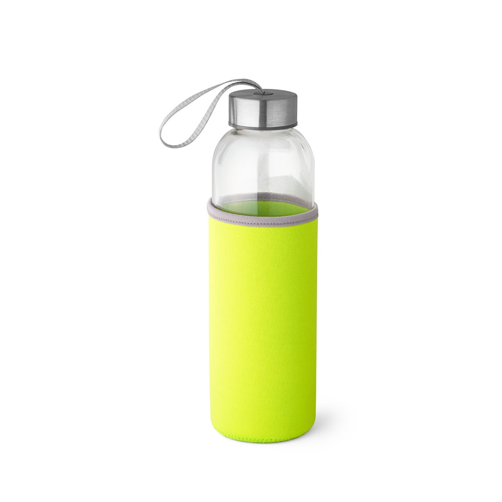 RAISE. Bouteille de sport en verre et acier inoxydable 520 mL
