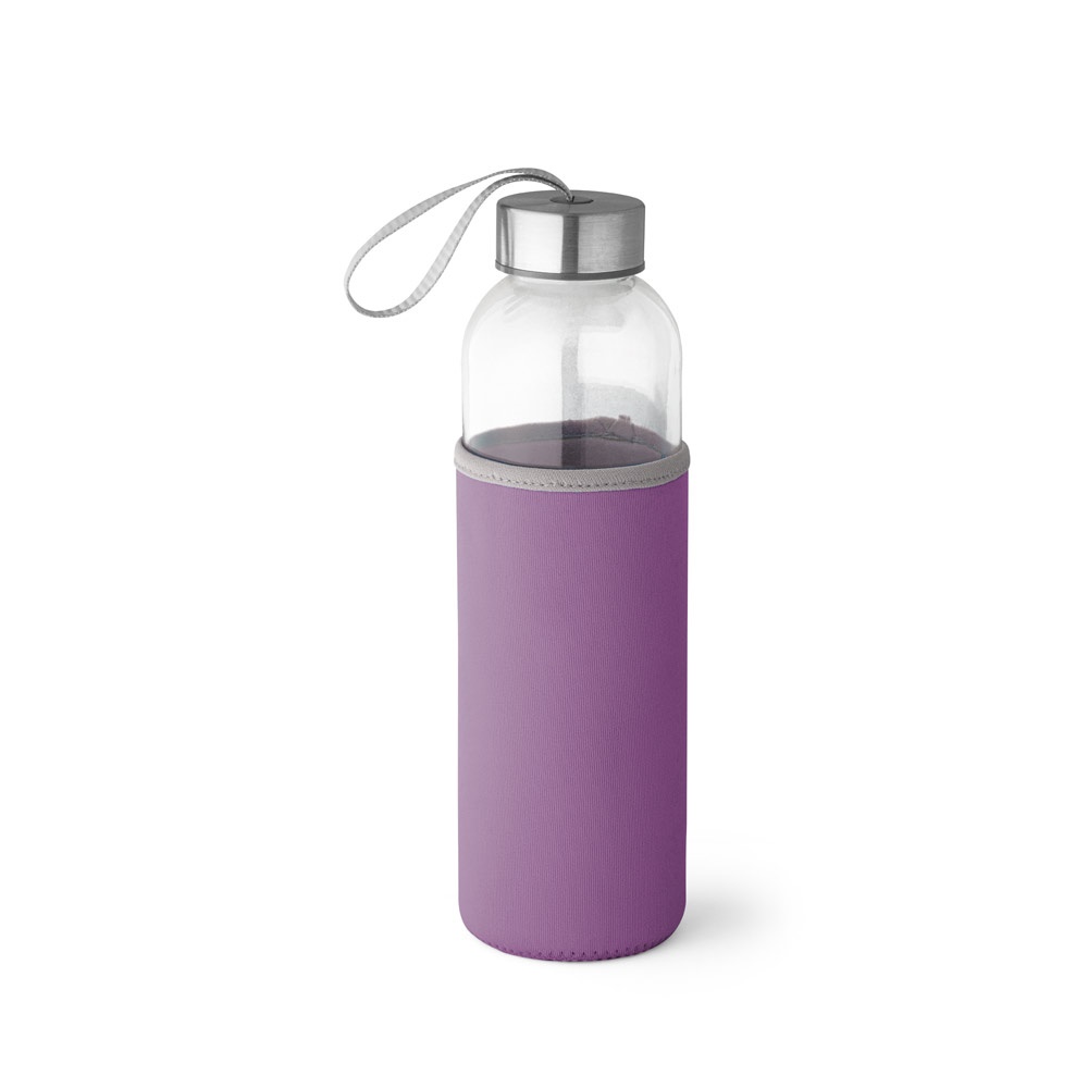RAISE. Bouteille de sport en verre et acier inoxydable 520 mL