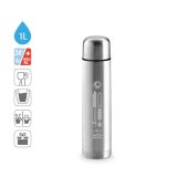 Vue 5 de LITER. Bouteille thermique 1000mL en acier inox