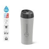 Vue 7 de MONARDA. Mug de voyage 470mL en acier inox et PP