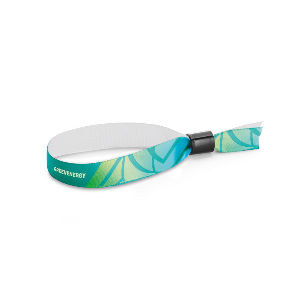 MENDOZA. SET Lanière SUBLIMATION Slim I (15 mm) bracelet en polyester avec fermoir de sécurité