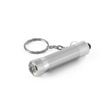 Vue 1 de RE-LERGAN. Porte-clés en aluminium (92 % recyclé) avec lampe de poche LED à 3 lumières