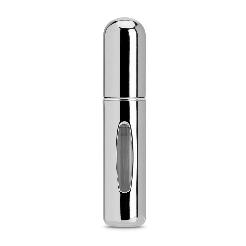 LINDEN. Atomiseur de parfum rechargeable en aluminium conçu pour un remplissage facile