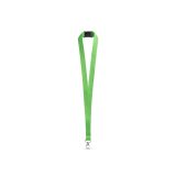 Vue 8 de LEEDS. Lanyard en polyester avec fermoir de sécurité