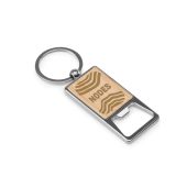 Vue 7 de SYLVESTER. Porte-clés rectangulaire en fer avec décapsuleur
