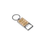 Vue 5 de SYLVESTER. Porte-clés rectangulaire en fer avec décapsuleur