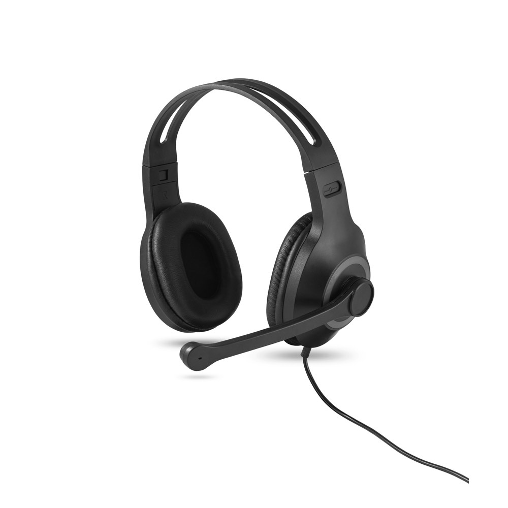 KILBY. Casque audio ajustable en ABS et PP avec microphone