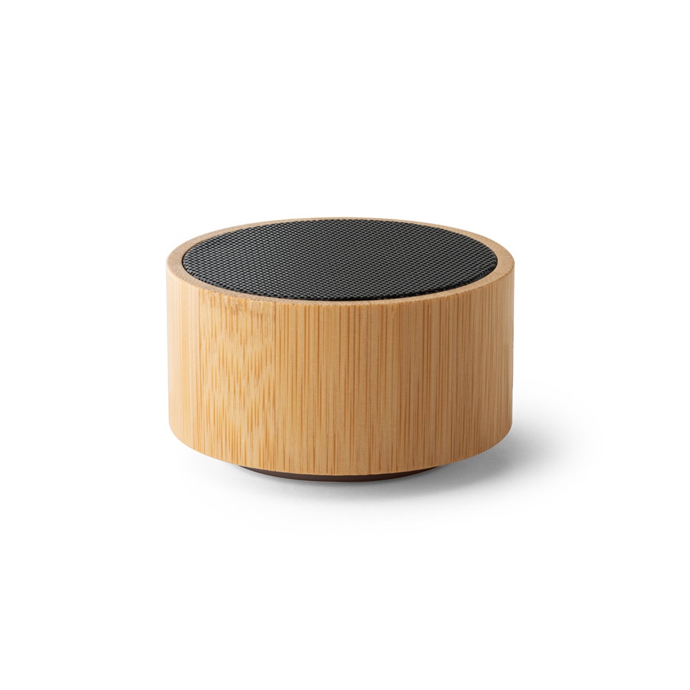 ARBER. Enceinte portable 3W avec autonomie de 4h en bambou et ABS recyclé (100 % rABS)