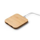Vue 1 de DALTON. Chargeur sans fil 15W superfast en bambou