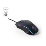 Vue 6 de THORNE MOUSE RGB. Souris gaming avec câble de 1.5m et lumières LED RVB en ABS