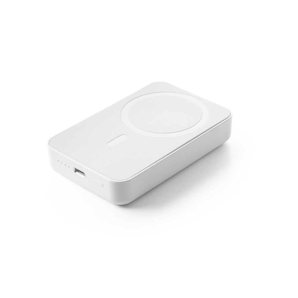 AMPERE 10. Batterie nomade magnétique de 10 000 mAh avec chargeur sans fil ultrarapide de 15 W en ABS recyclé (100 % rABS)