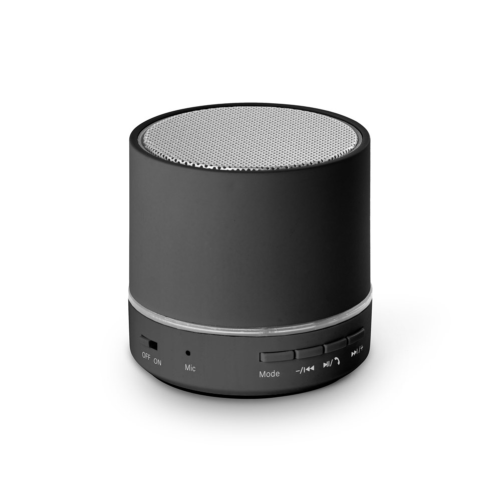 RE-PEREY. Haut-parleur portable 3W avec 4h30m d'autonomie sur ABS recyclé (100 % rABS)