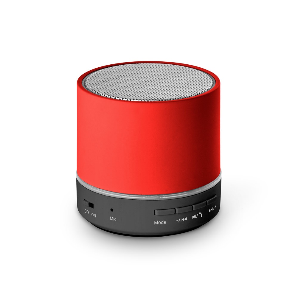RE-PEREY. Haut-parleur portable 3W avec 4h30m d'autonomie sur ABS recyclé (100 % rABS)