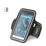 Vue 4 de CONFOR. Brassard en PU et coque souple pour smartphone 6'5