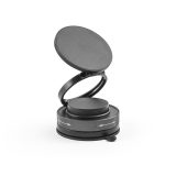 Vue 1 de KEPLER. Support magnétique pour téléphone portable avec système de fixation à vide pour surfaces lisses et non lisses (rotation à 360°)