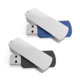Vue 3 de BOYLE 8GB. Clé USB 8GB avec attache en métal