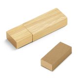Vue 2 de VENTER 8GB. Clé USB 8GB en bambou