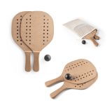 Vue 2 de TAPIA. Raquettes de plage en MDF