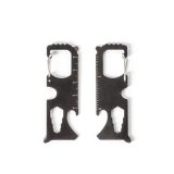 Vue 2 de SCREWY. Carte multifonction en acier inoxydable avec 8 fonctions