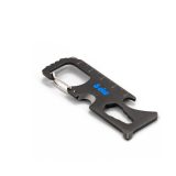 Vue 4 de SCREWY. Carte multifonction en acier inoxydable avec 8 fonctions