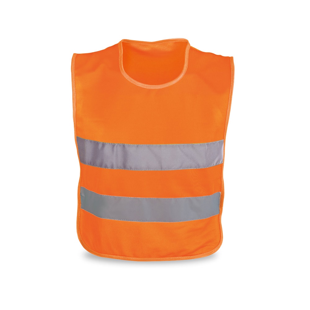 MIKE. Gilet réfléchissant pour enfant, 100 % polyester