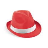 Vue 3 de MANOLO POLI. Chapeau en PP avec ruban en polyester blanc