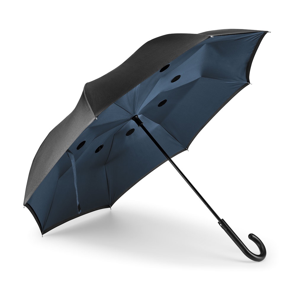 ANGELA. Parapluie réversible en pongee 190T