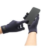 Vue 12 de BURROW. Gants en polyester recyclé (100% rPET), avec embouts tactiles