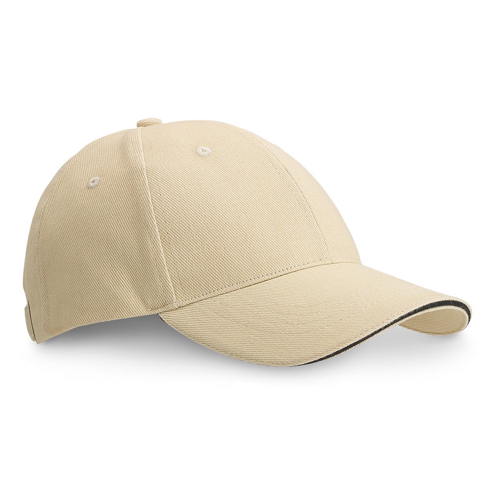 CHRISTOPHE. Casquette sandwich 100% coton (260 g/m²)
