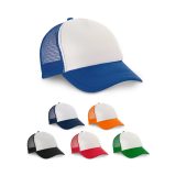 Vue 7 de NICOLA. Casquette en polyester et filet (150 g/m²)