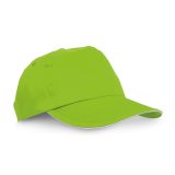 Vue 6 de CLAIRE. Casquette sandwich en 100% polyester