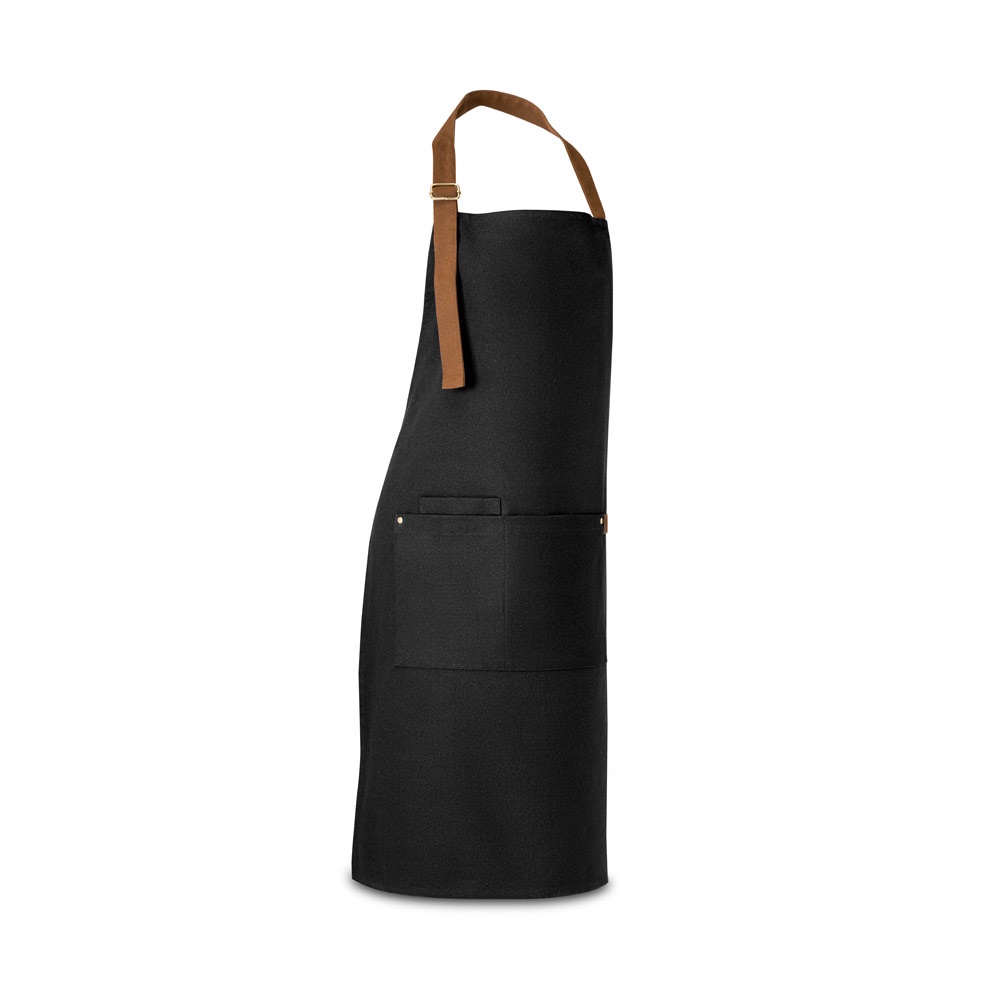 VESPER. Tablier en toile 100% coton (300 g/m²) avec détails en métal