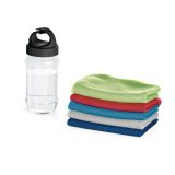 Vue 14 de ARTX PLUS. Ensemble de bouteille en PP et PET et serviette de sport en polyamide et polyester