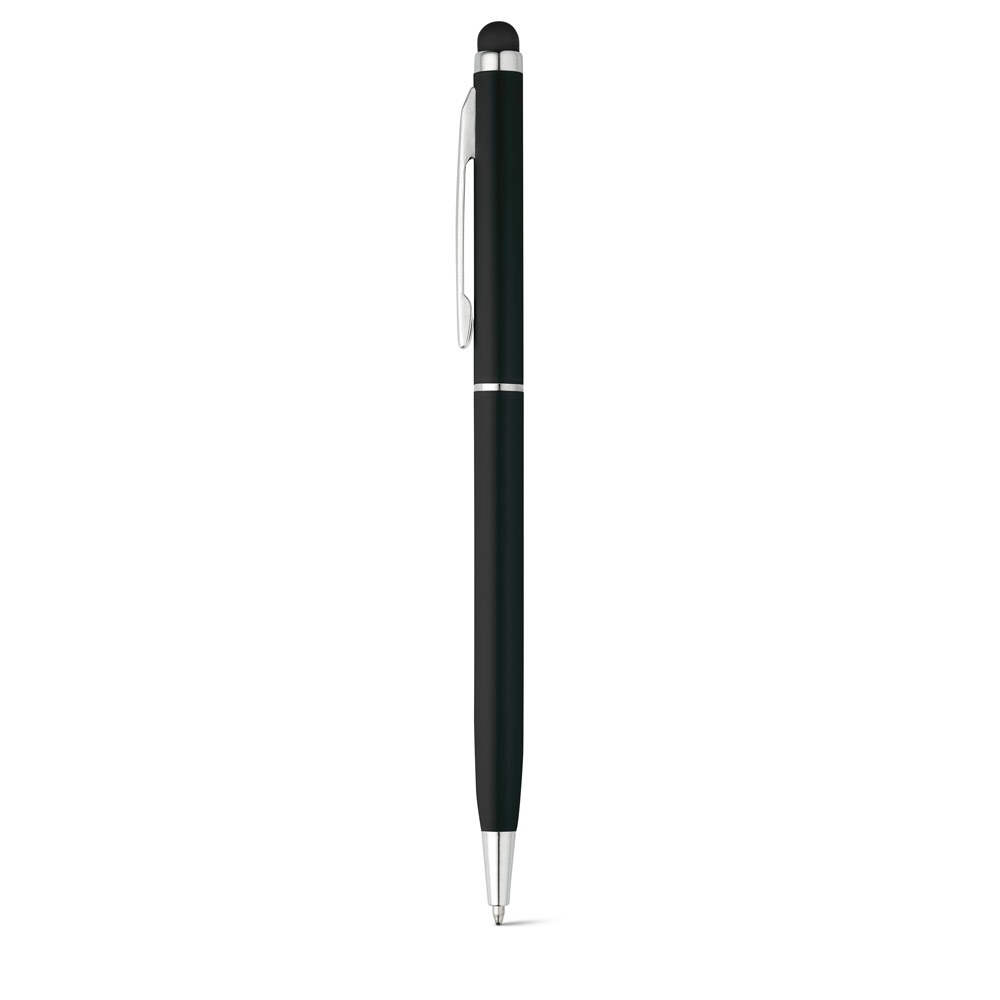 ZOE. Stylo en aluminium avec mécanisme twist et embout tactile