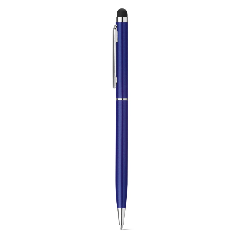 ZOE. Stylo en aluminium avec mécanisme twist et embout tactile