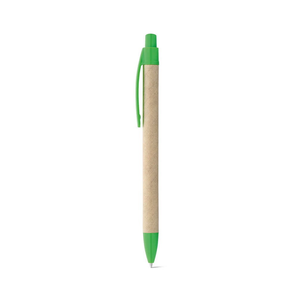 REMI. Stylo à bille fabriqué à partir de papier 100 % recyclé, avec clip