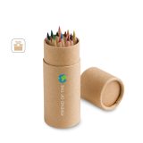Vue 4 de CYLINDER. Boîte avec 12 crayons de couleur