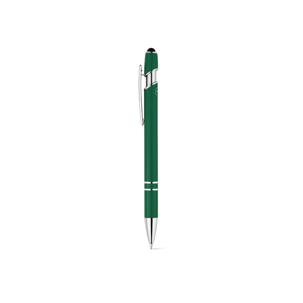 NEIL. Stylo à bille avec corps en aluminium recyclé (100% rAL) et pointe tactile