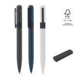 Vue 4 de ELSIE ROUND. Stylo à bille en métal (60% recyclé) avec design arrondi