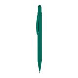 Vue 6 de CLINT TOUCH. Stylo à bille au design moderne, fabriqué à partir d'aluminium recyclé (100% rAL), avec une finition en caoutchouc