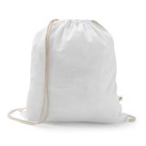 Vue 4 de ISTANBUL. Sac à dos en coton recyclé (70%) et polyester (30% rPET) (150 g/m²)